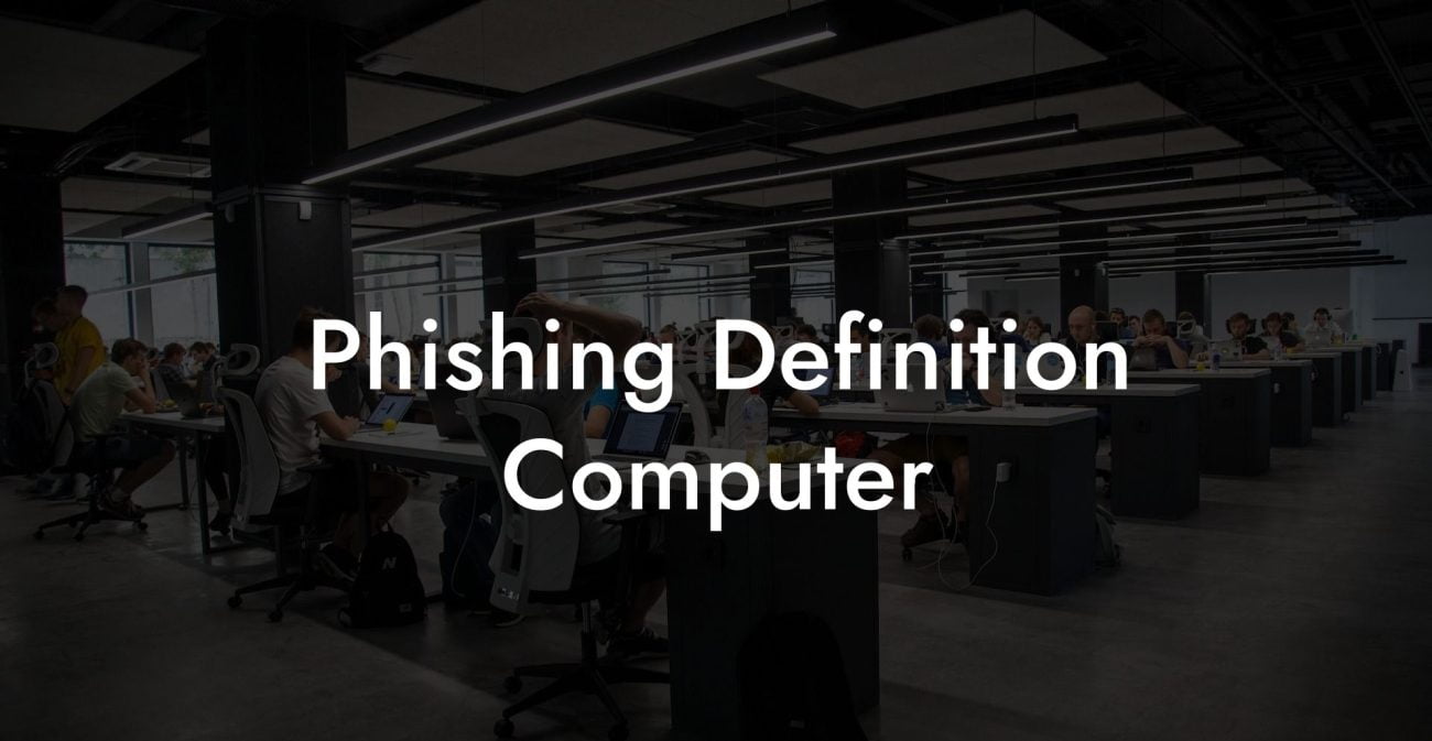 Phishing Definition Computer