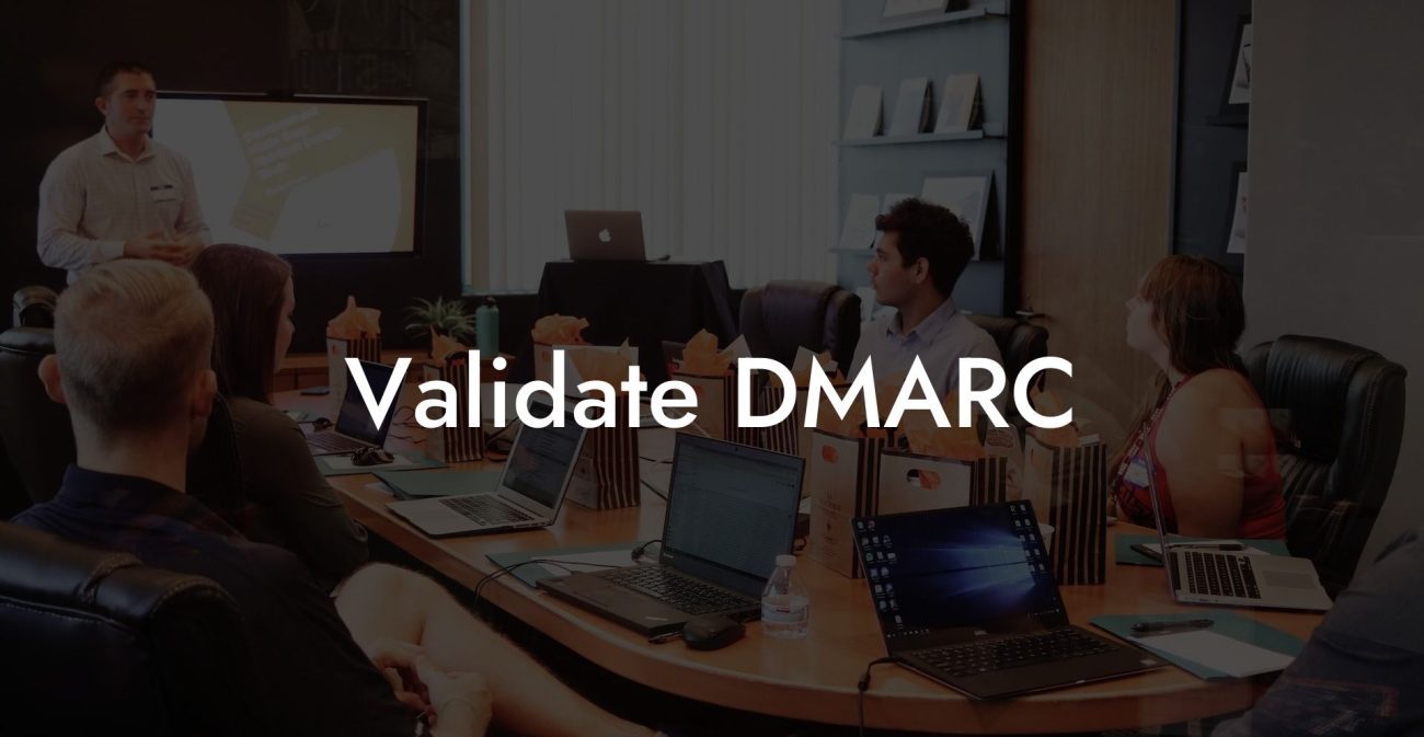 Validate DMARC